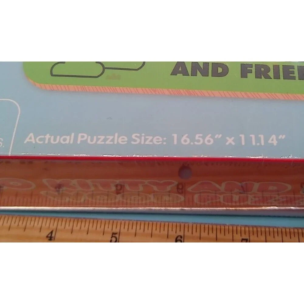 Sanrio - Hello Kitty and Friends Rainbow Wood Puzzle - 92 Pieces  16.56x11.14